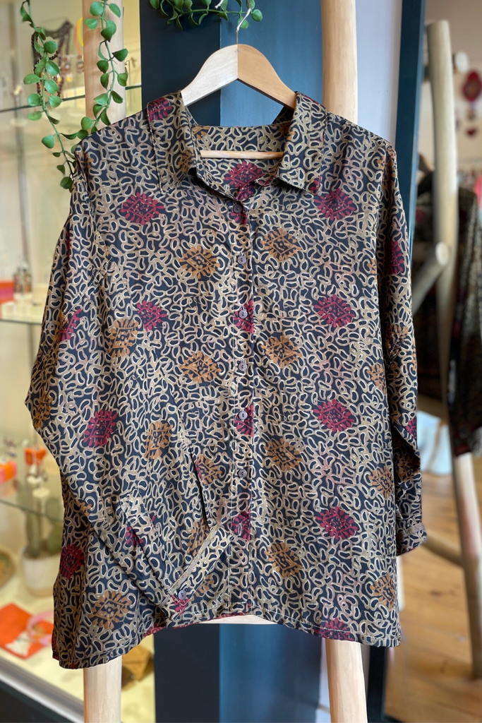 Shop Silk Shirt By Sarah Jane - Origen Imports