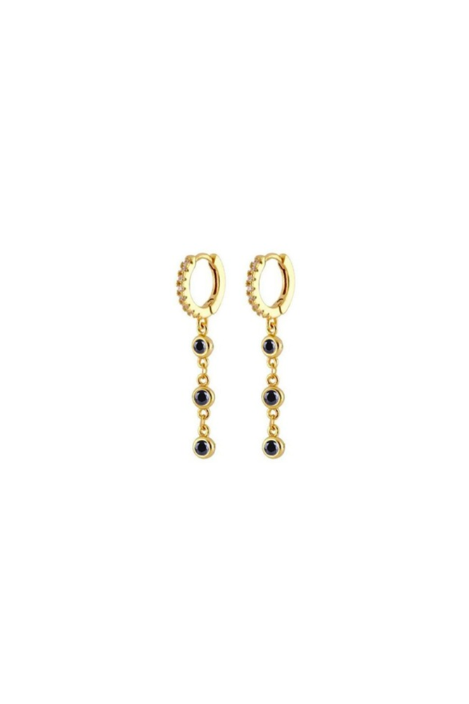 Shop CZ Drop Huggy Earrings By Susan Rose - Origen Imports