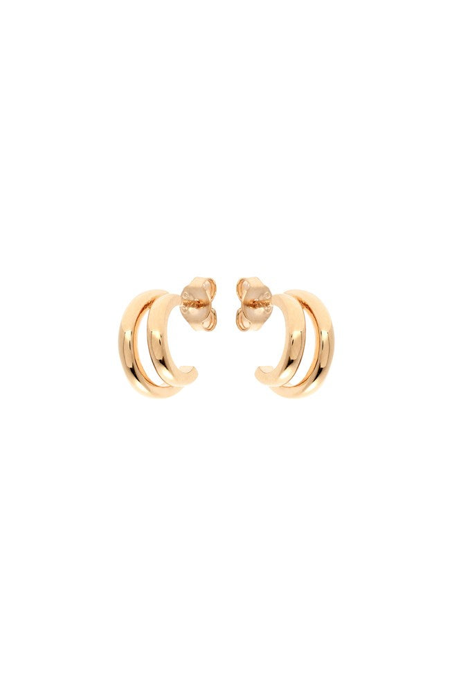 2 Half Circle Stud Earrings By GA