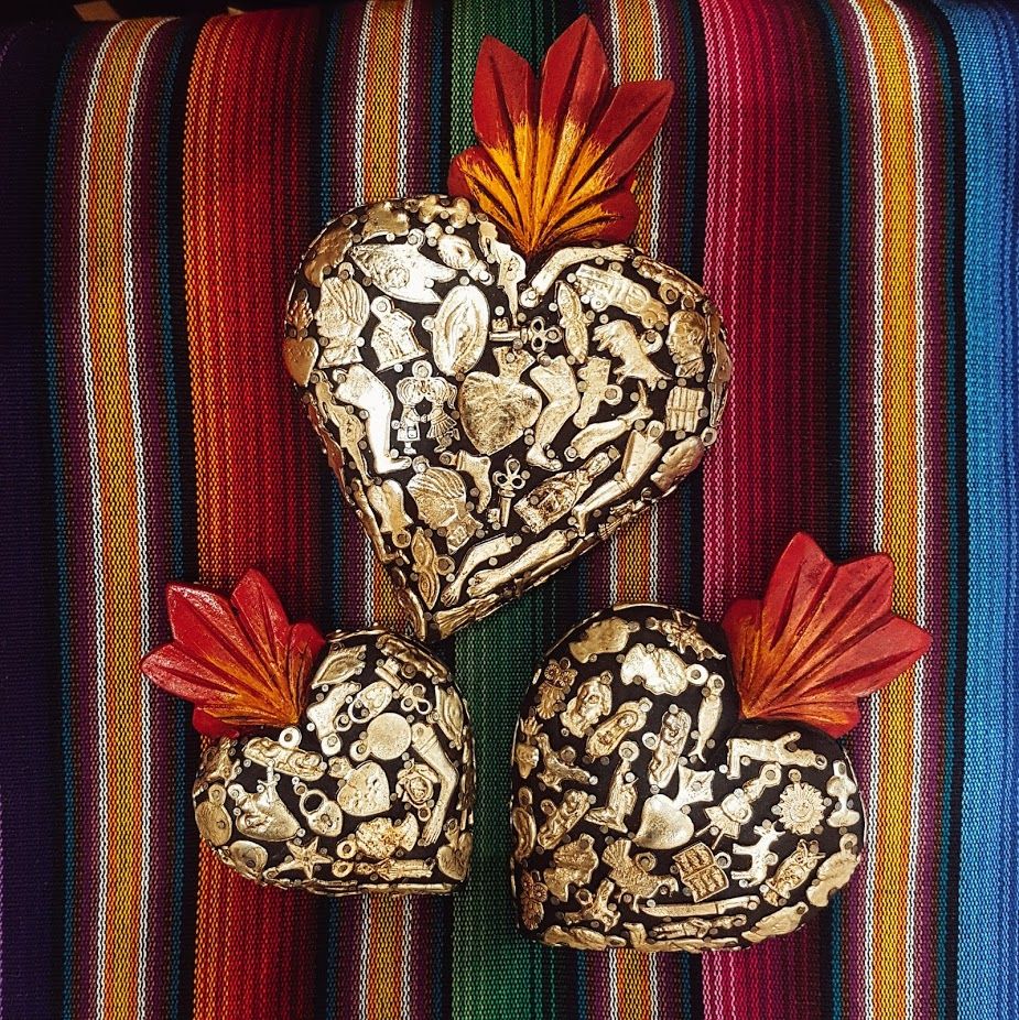 Shop Mexican Milagro Heart - Large - Origen Imports