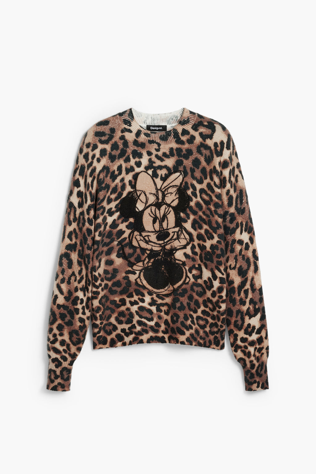 Desigual Minnie Animal Print Sweater