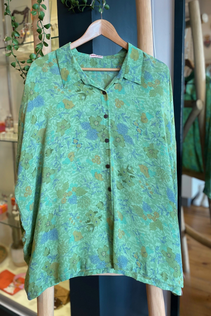 Shop Silk Shirt By Sarah Jane - Origen Imports