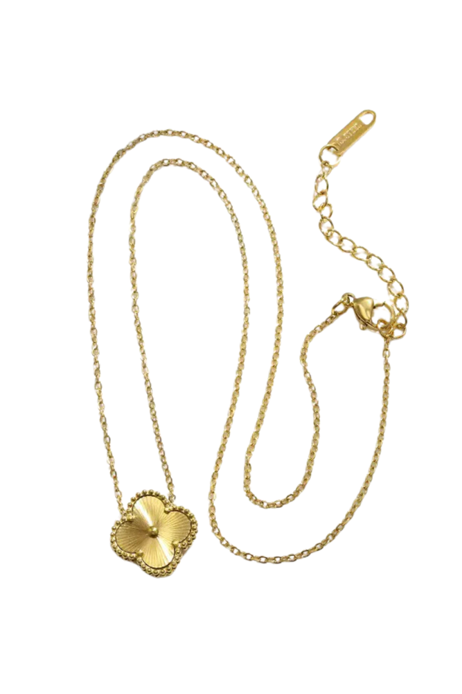 Gold Clover Necklace By Susan Rose