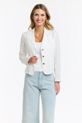 Perry White Linen Blazer