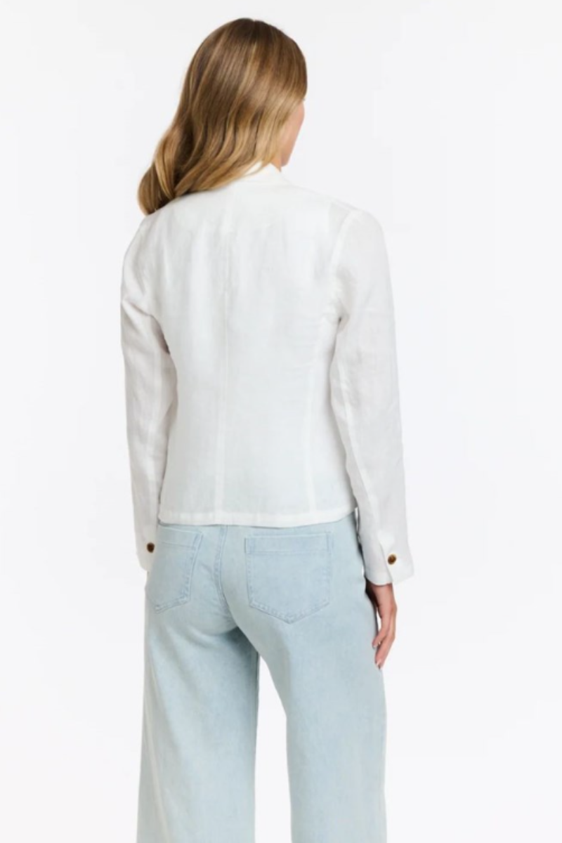 Perry White Linen Blazer