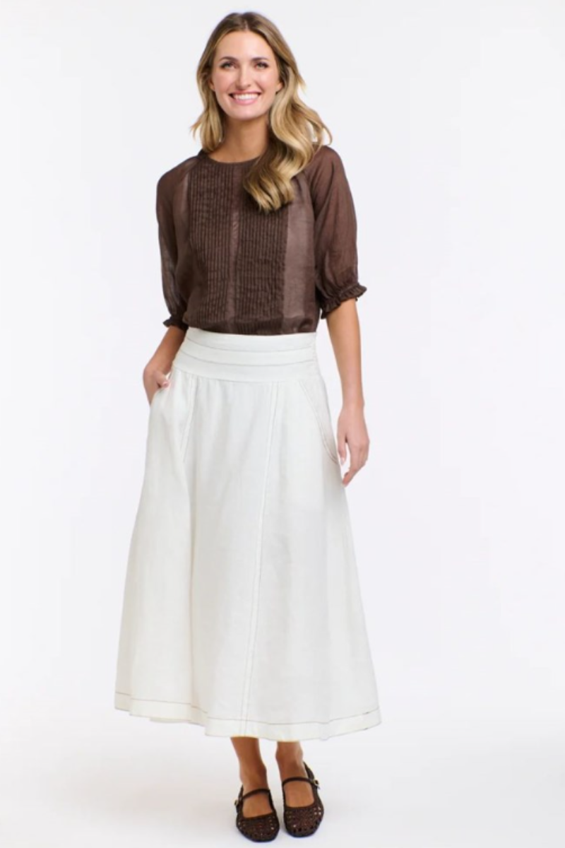 Tilly Pleat Top