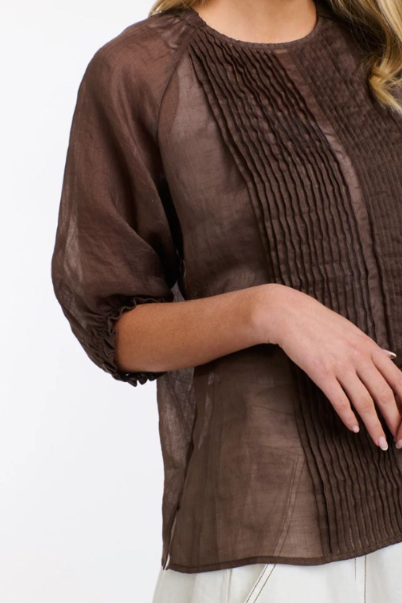 Tilly Pleat Top