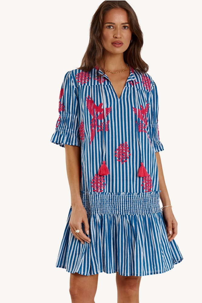 The Antibes Dress in Blue