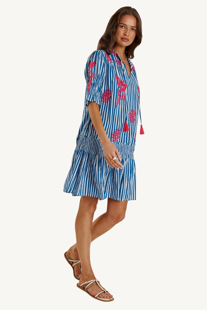 The Antibes Dress in Blue