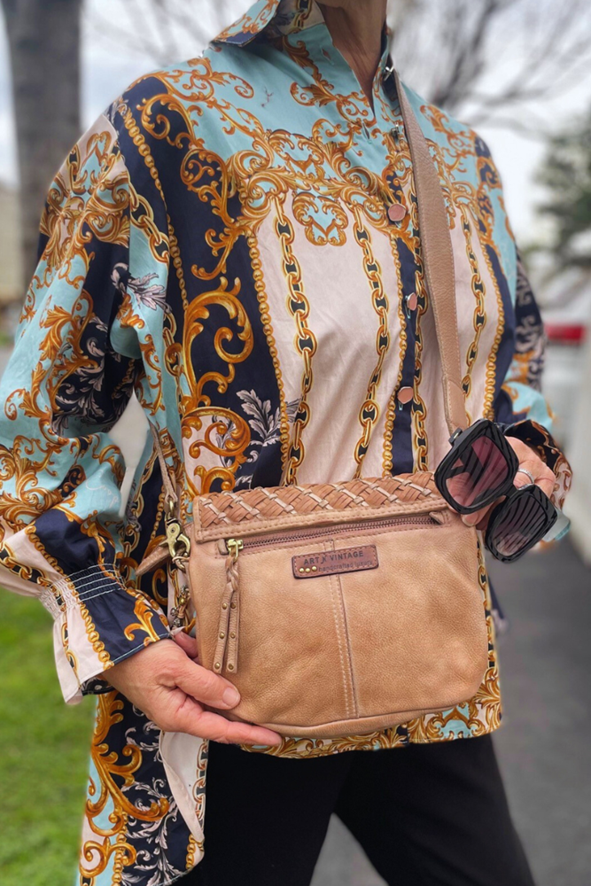 Shop Lucy Leather Bag By Art N'Vintage - Origen Imports