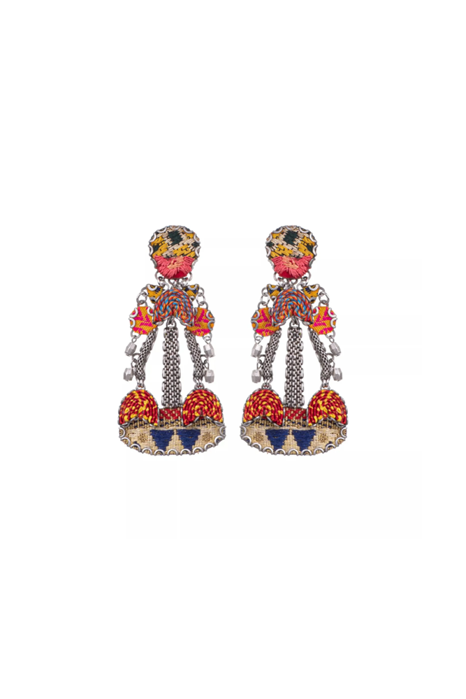 Shop PRE-ORDER // Embroidered Dream Solene Earrings By Ayala Bar - Origen Imports