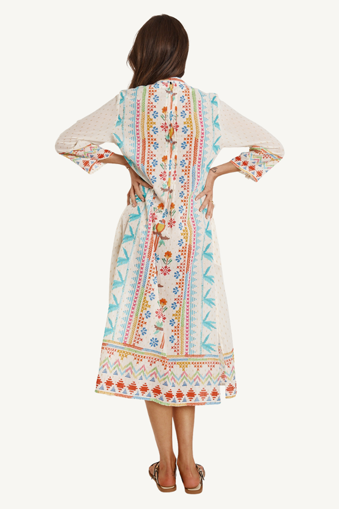 Biscay Kaftan White by Rubyyaya