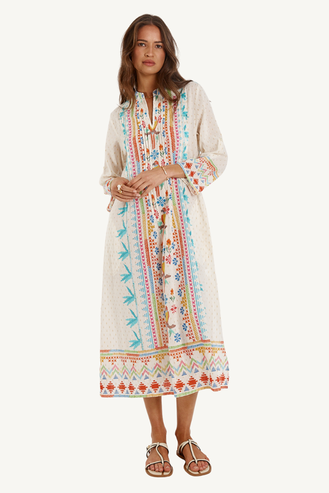 Biscay Kaftan White by Rubyyaya