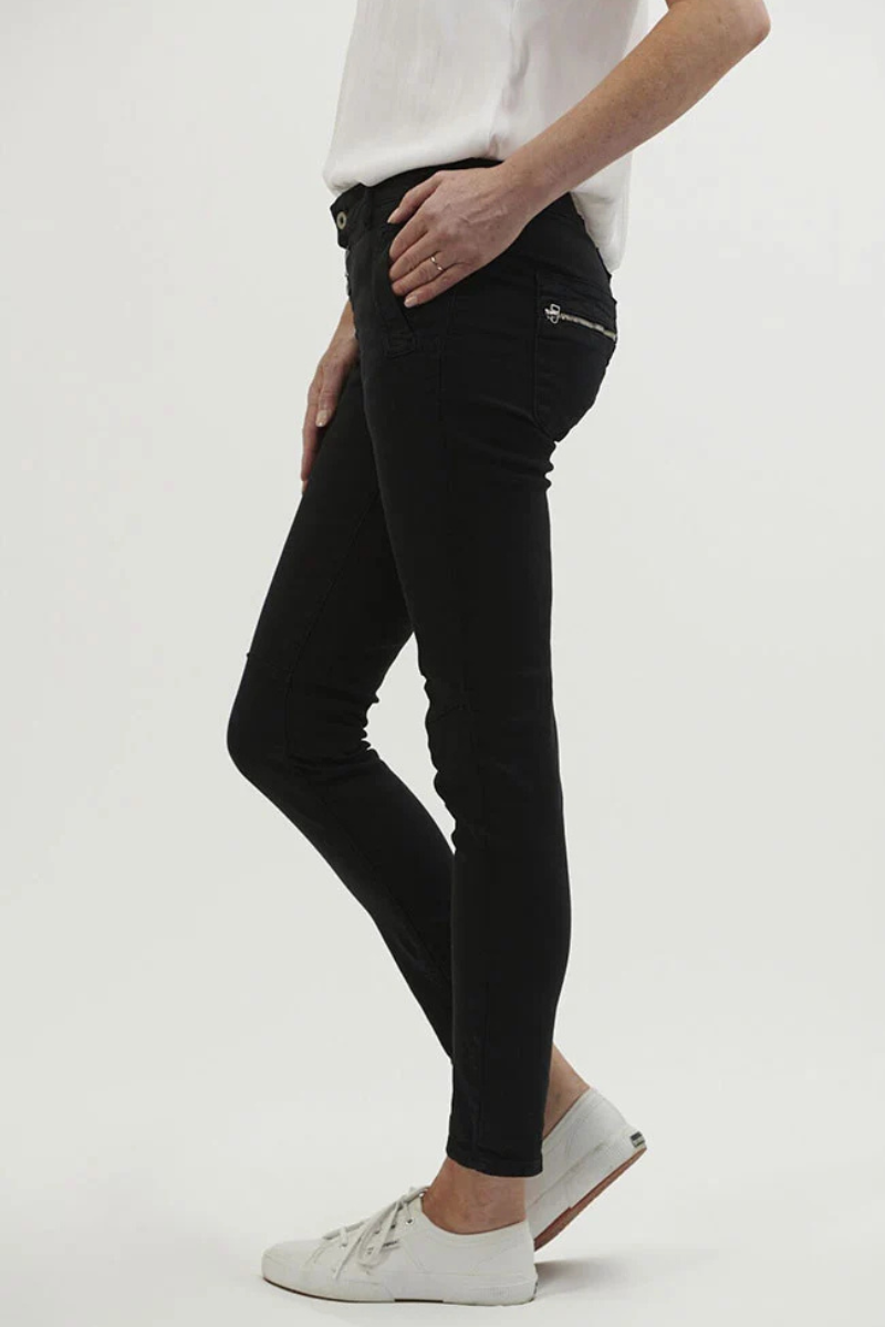 Black Button Jeans By Italian Star