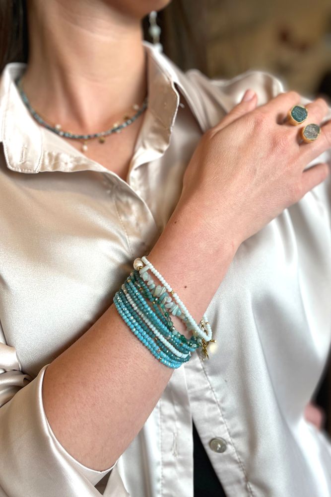 Shop Joyo Crystal Stretch Bracelet - Origen Imports