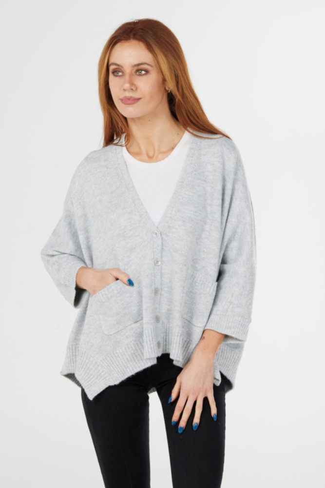 Shop Oversized Ribbed Detail Cardigan By Bridge & Lord - Origen Imports
