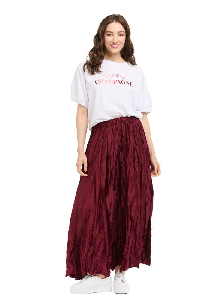 Crinkle Skirt by Urban Luxury