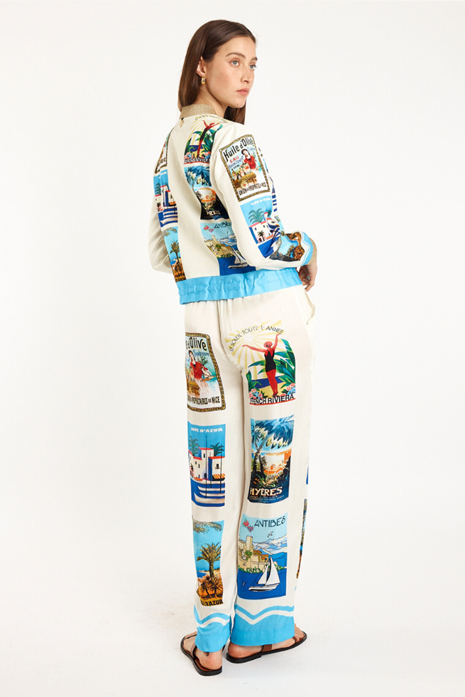 Corsica Bomber Print by Rubyyaya