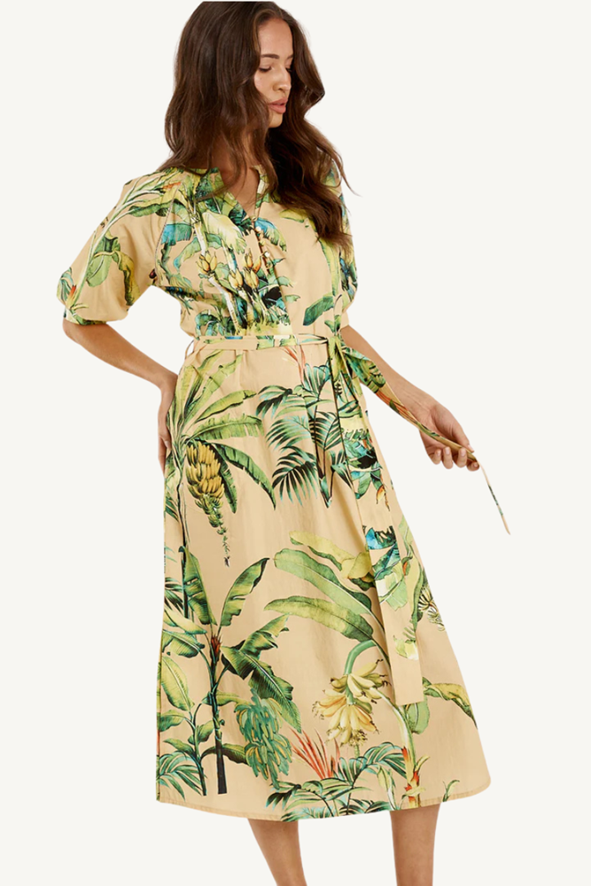 Corumba Short Sleeve Dress by Itami