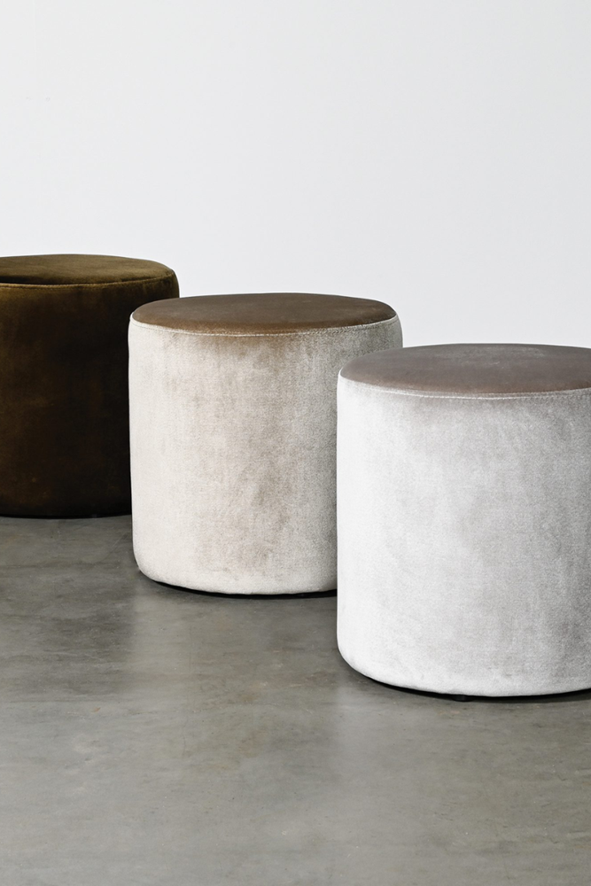 Shop Soho Velvet Ottoman By Darcy & Duke - Origen Imports