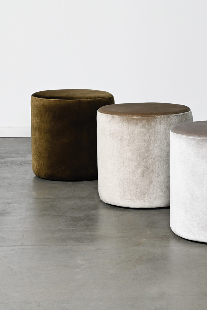 Shop Soho Velvet Ottoman By Darcy & Duke - Origen Imports