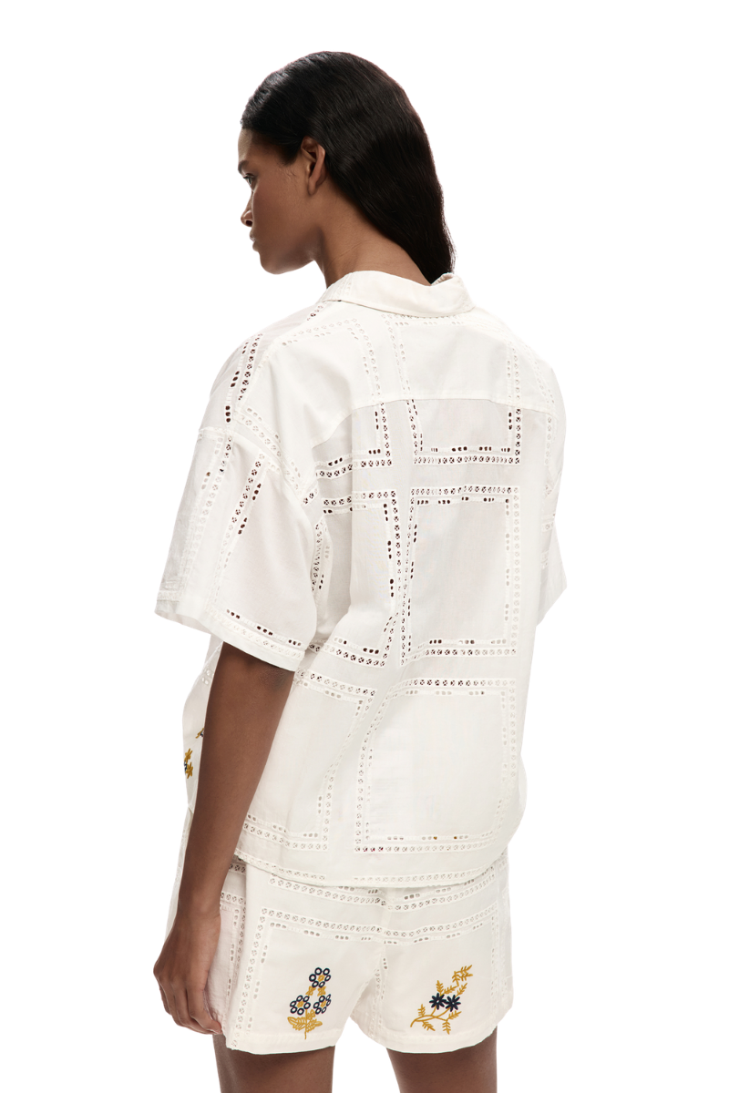 Desigual Embroidered Resort Shirt