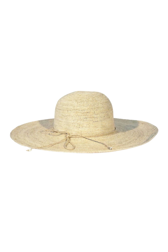 Desire Hat in Natural by Made in Mada
