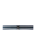 Green rectangular belt on a white background