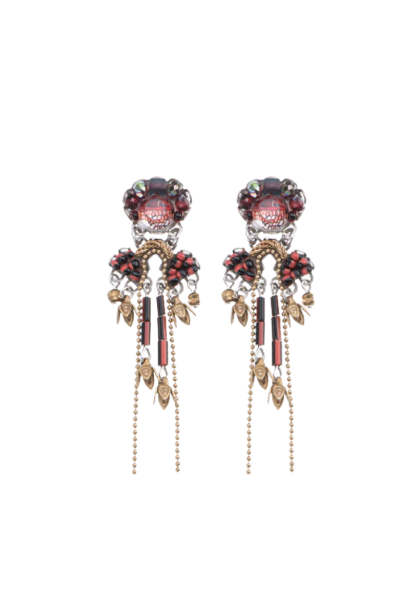 Shop Flame Earrings From Noble Wine Set by Ayala Bar - Origen Imports