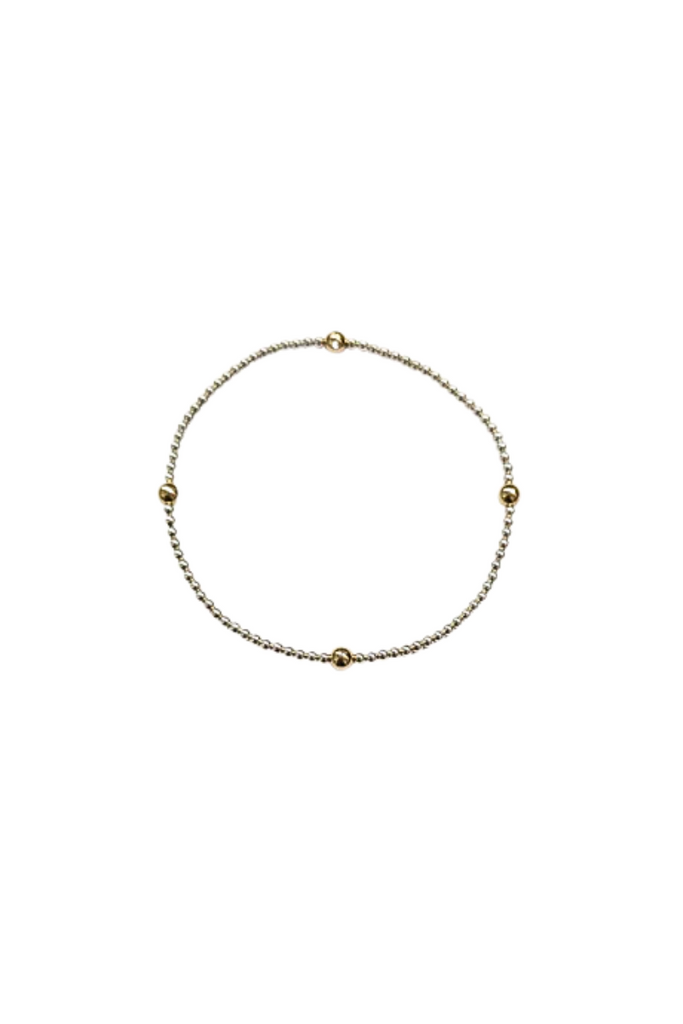 Shop Gold Filled 2mm & 4mm Beads Bracelet - Origen Imports