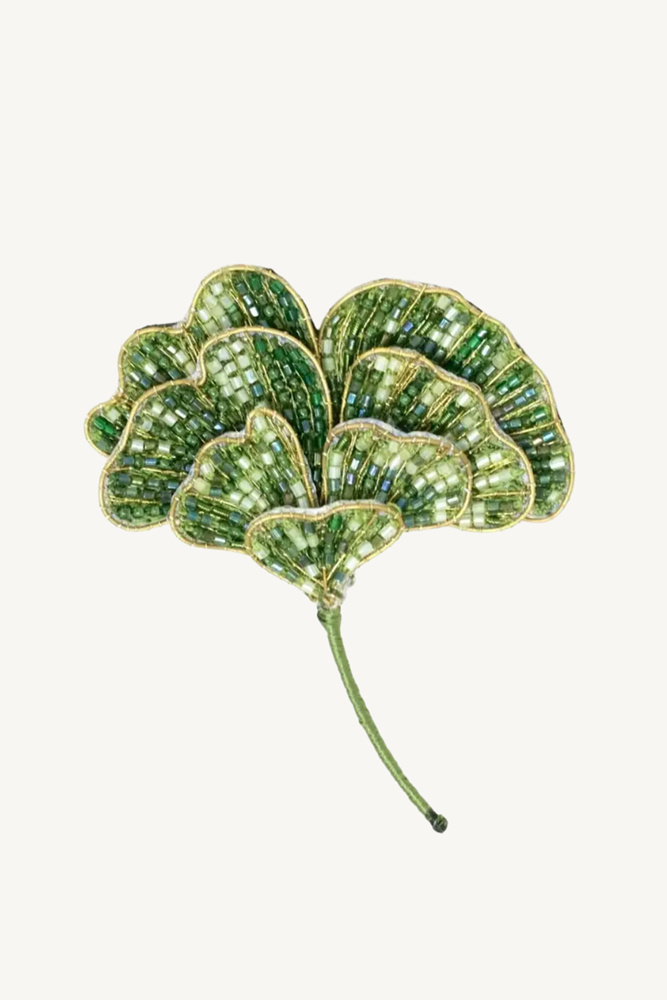 Ginkgo Leaf Brooch by Trovelore.