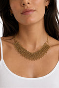 Gold Intricate Necklace By Origen Imports