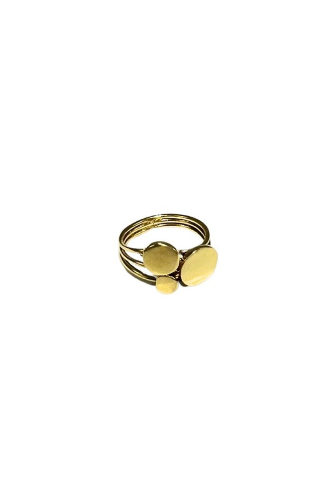 Shop Gold Three-Circle Ring By Origen Imports - Origen Imports