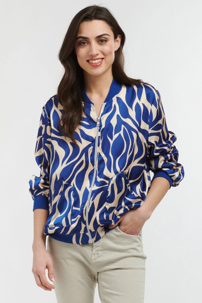 Shop Blue Cafe Jacket By Italian Star - Origen Imports