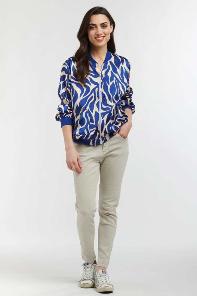 Shop Blue Cafe Jacket By Italian Star - Origen Imports