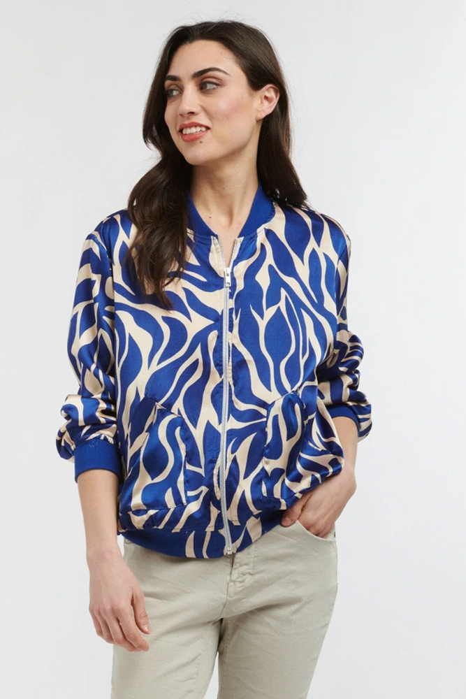 Shop Blue Cafe Jacket By Italian Star - Origen Imports