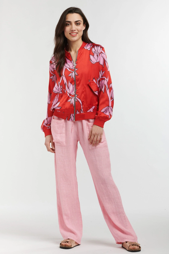 Shop Red Cafe Jacket By Italian Star - Origen Imports