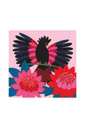 Red Tailed Black Cockatoo Greeting Card