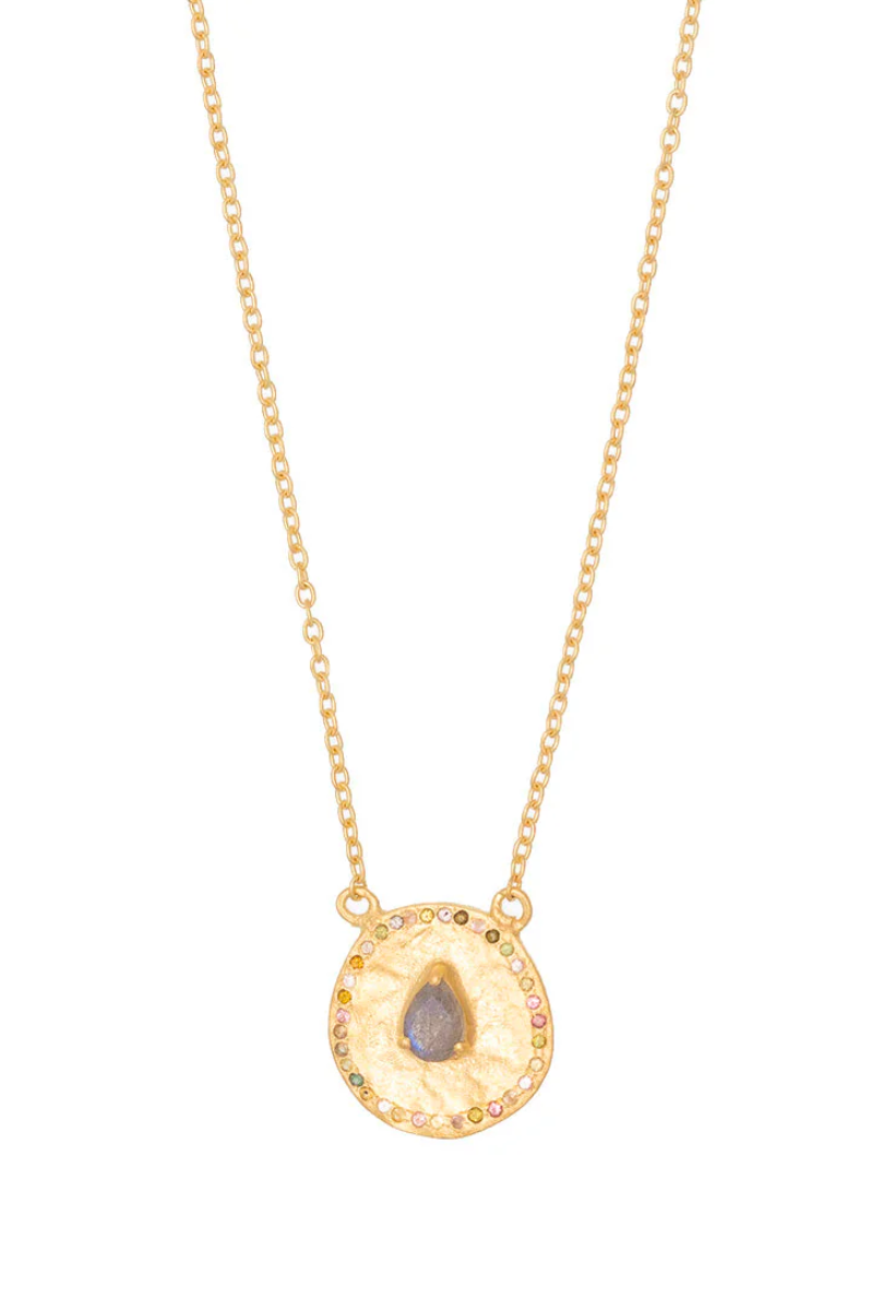 Shop Green Aventurine Majorelle Necklace by Rubyteva - Origen Imports