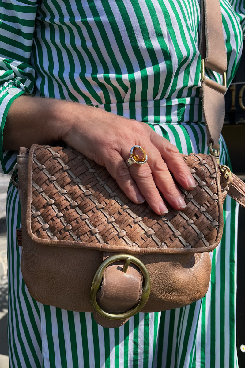 Shop Lucy Leather Bag By Art N'Vintage - Origen Imports