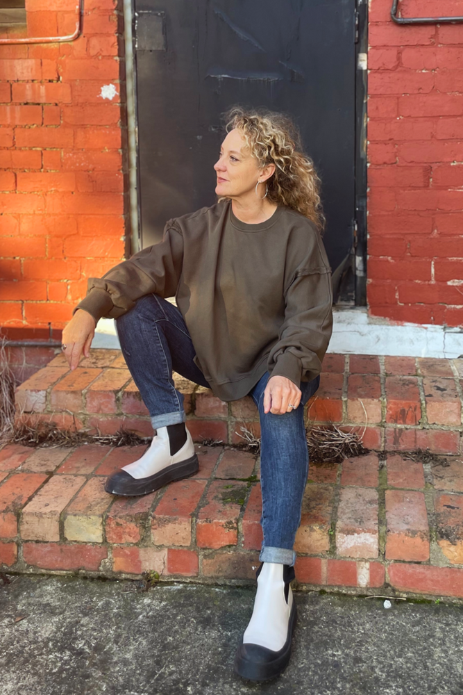 Shop Luna Oversized Slouchy Sweater By Pixi Carnival - Origen Imports