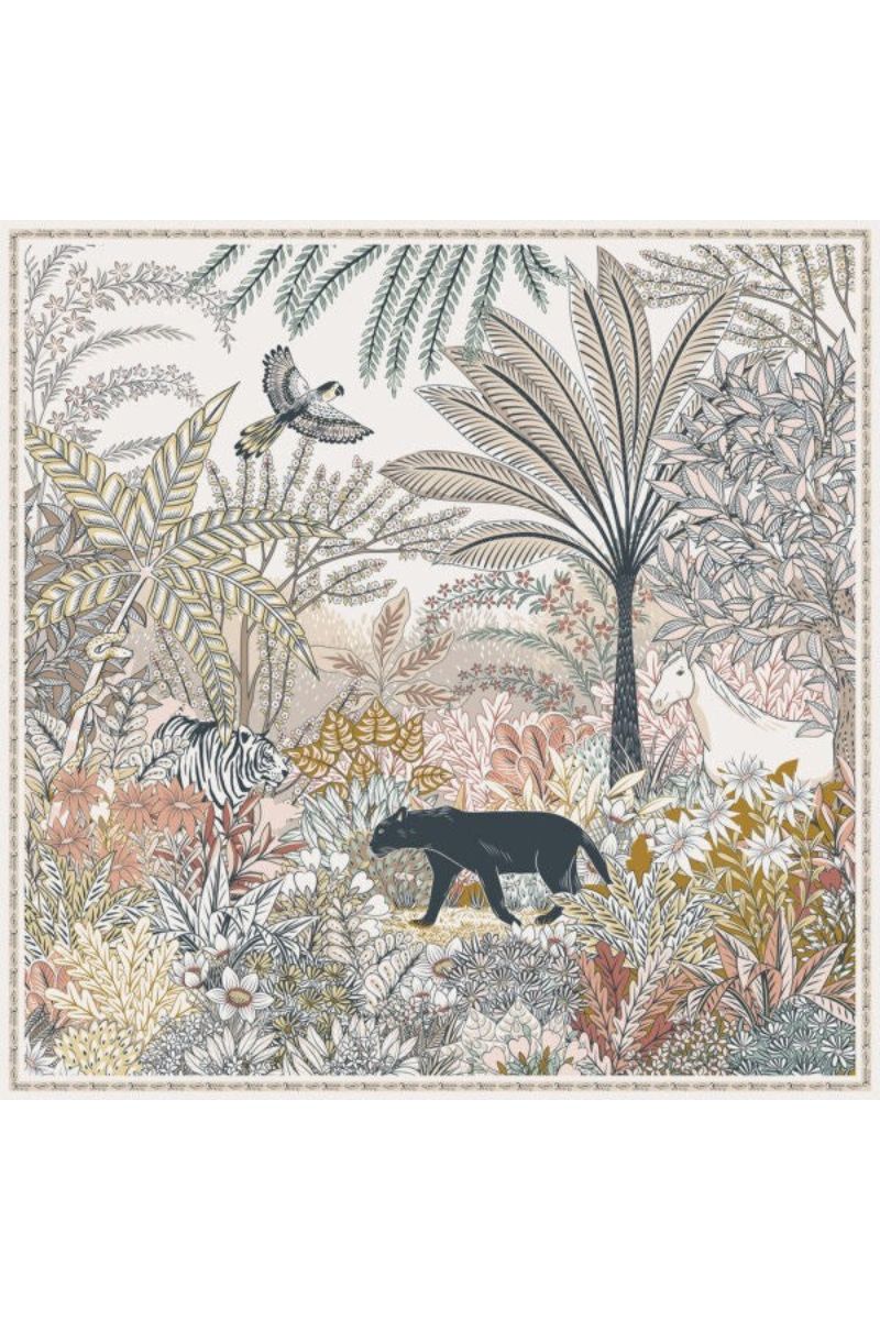Parisian Safari Silk Scarf