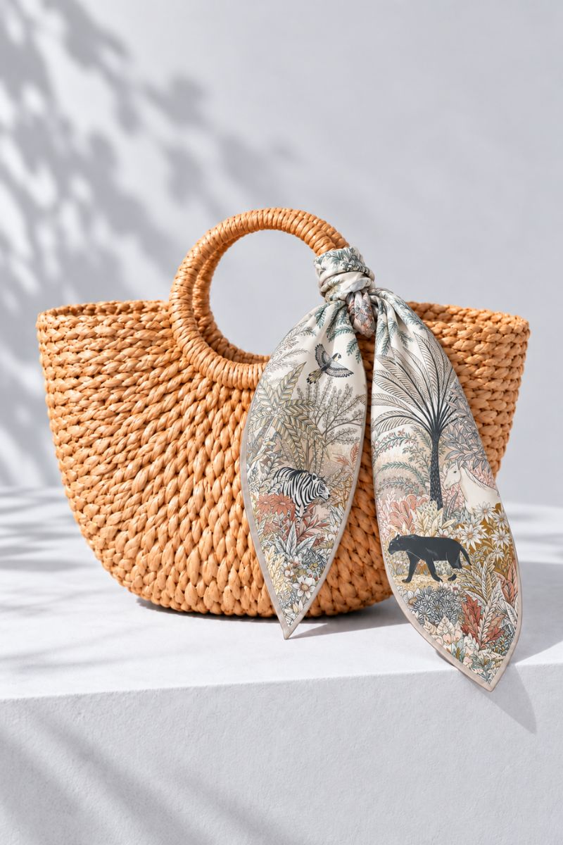 Parisian Safari Silk Scarf