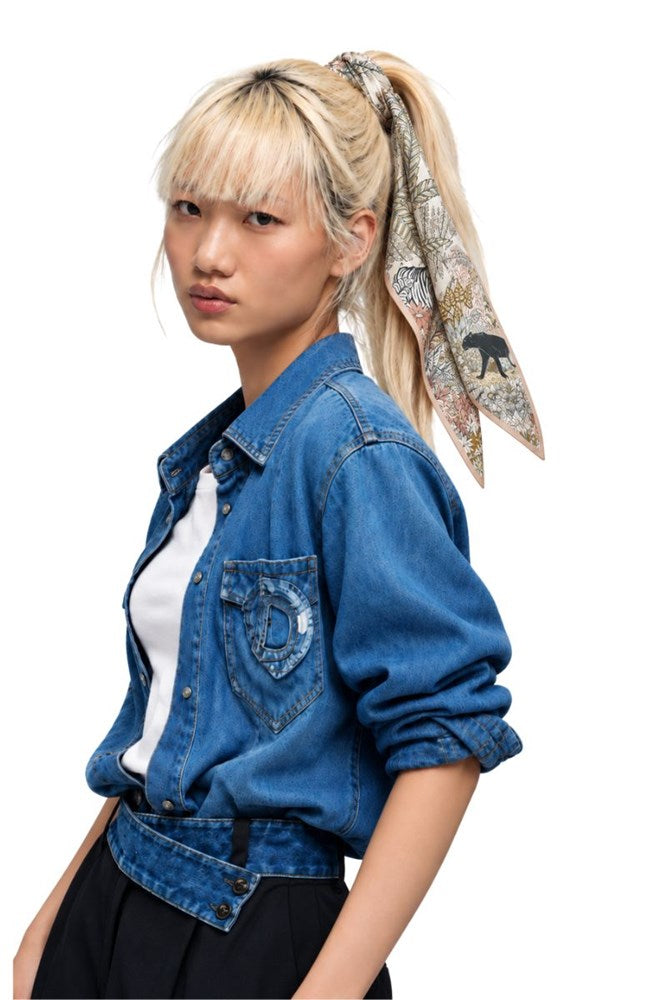 Parisian Safari Silk Scarf
