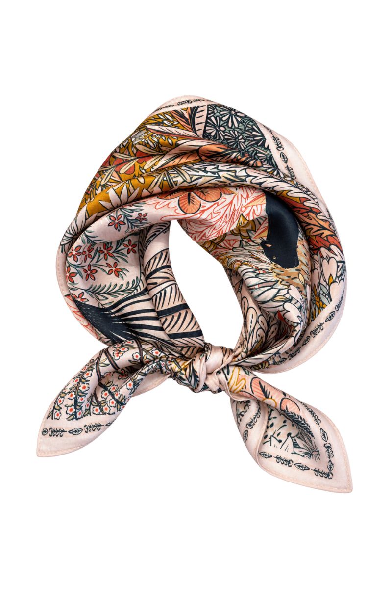 Parisian Safari Silk Scarf