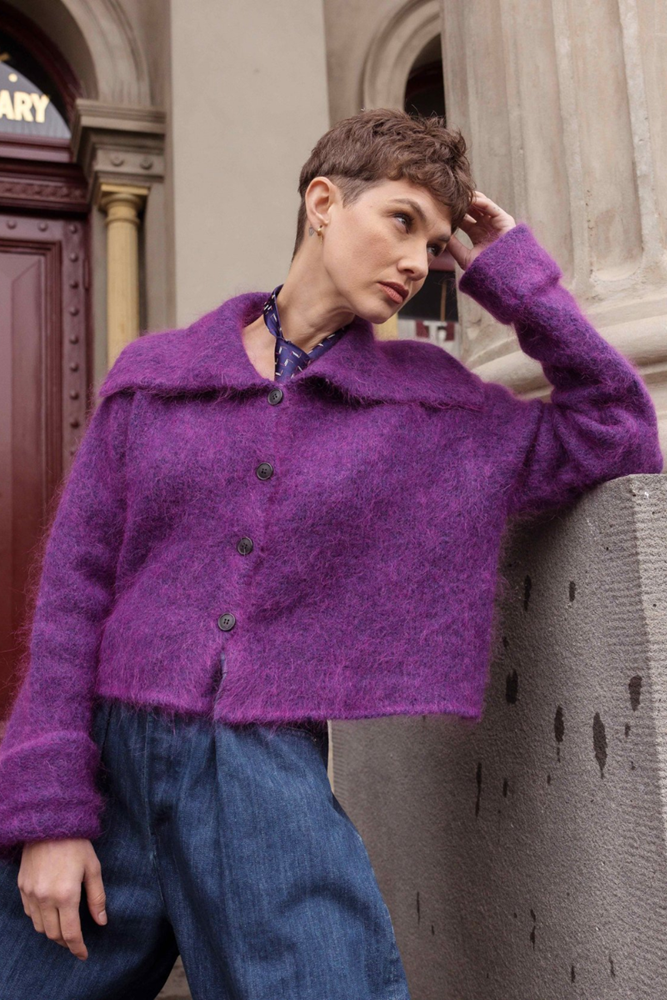 Shop Fleece Cardigan By M.A. Dainty - Origen Imports