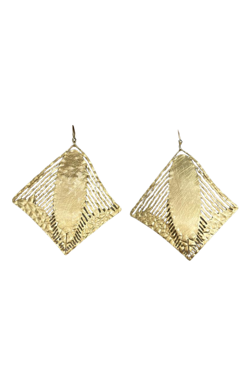 Media Gold Earrings