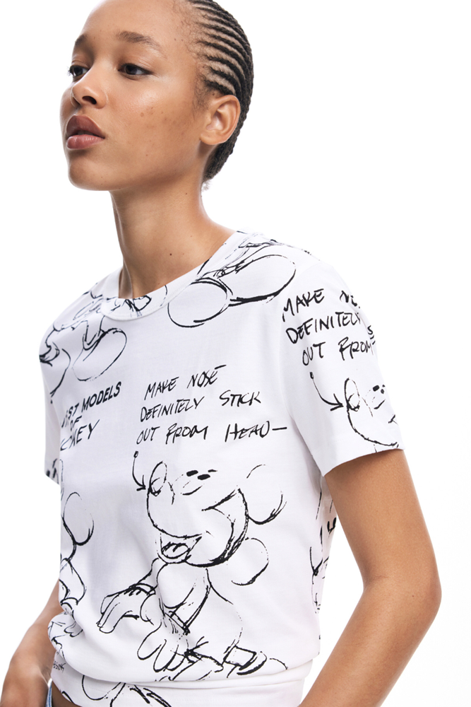 Mickey Sketch T-shirt BY Desigual