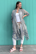 Middy Cleo Cotton Dress – Blue Tie Dye Print