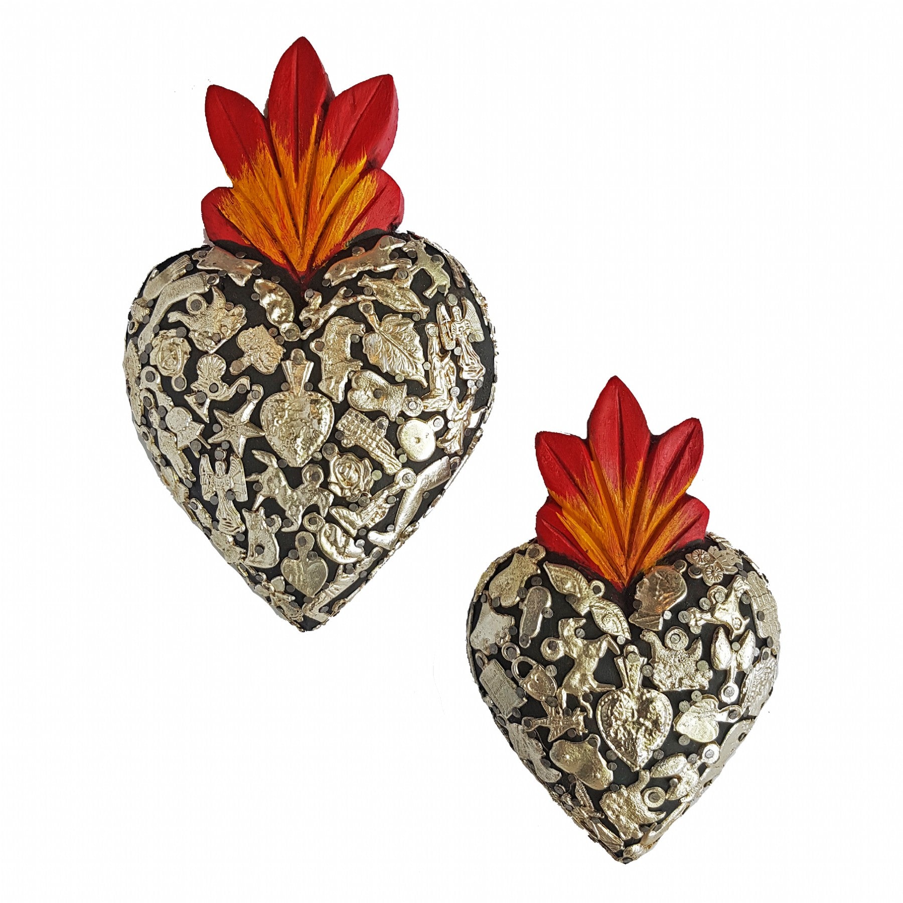 Mexican Milagro Heart - Small